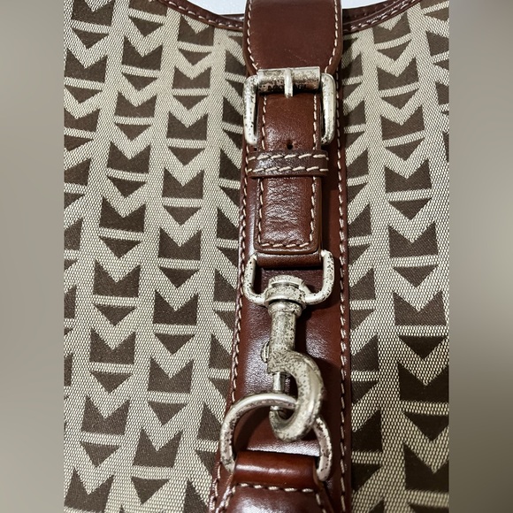 Vintage Michael Kors satchel bag, brown. - Picture 3 of 17